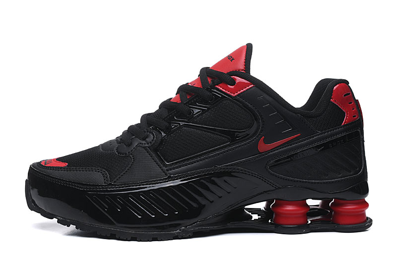 Stylish Nike Shox R4 Black Red - Click Image to Close